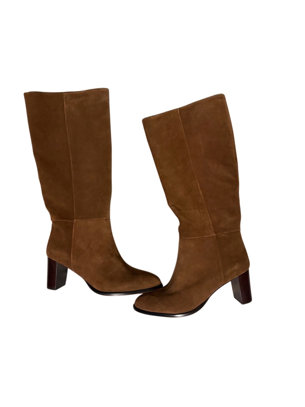 MARION PARKE Delila Suede Boots BROWN 9-9.5 (EU 40) Made in Italy NWOB